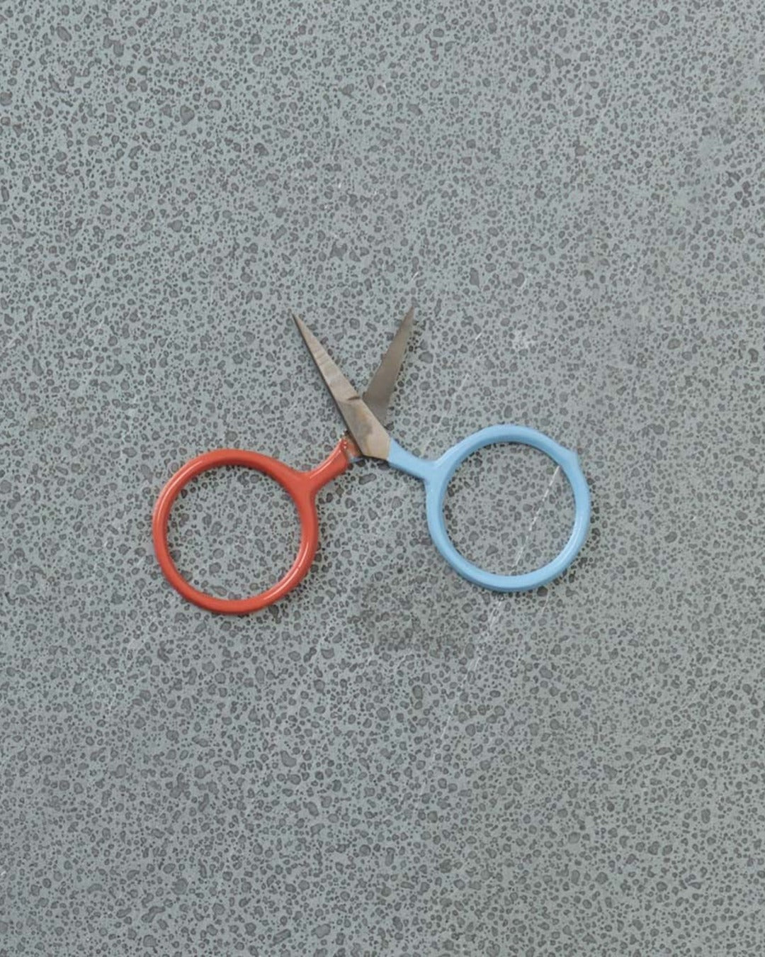 Degen - Mini Round Scissors - Blue & Orange
