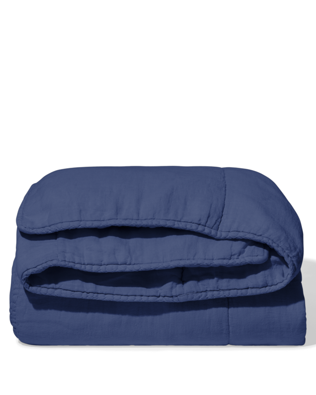 Merci - Pure washed linen quilt - Blue Pacific
