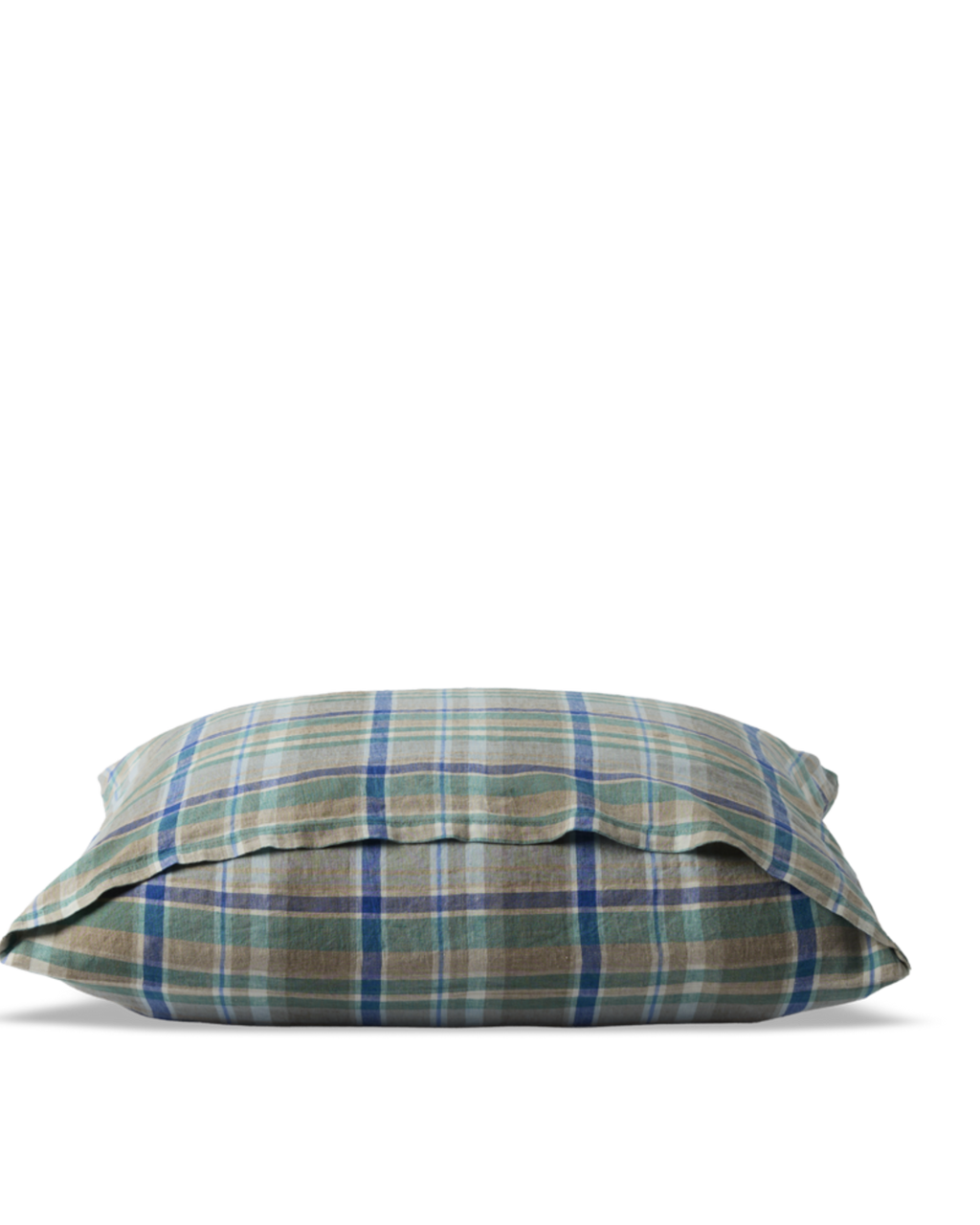 Merci - Washed linen pillowcase - Library Checks