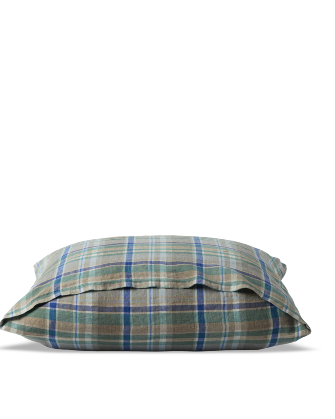 Merci - Washed linen pillowcase - Library Checks