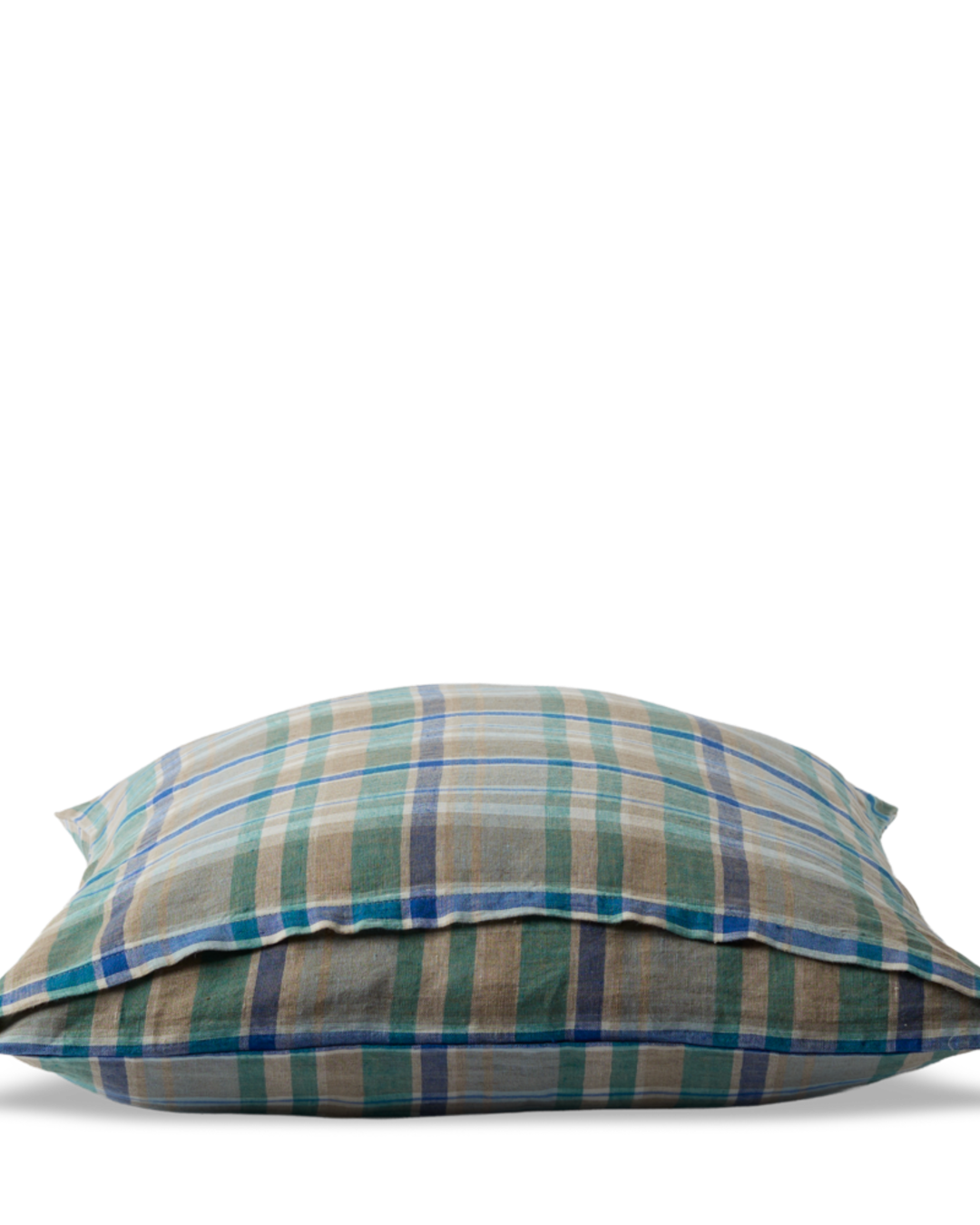 Merci - Washed linen pillowcase - Library Checks