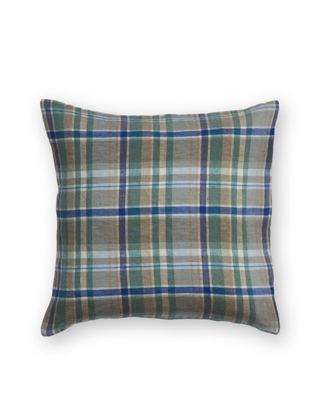 Merci - Washed linen pillowcase - Library Checks