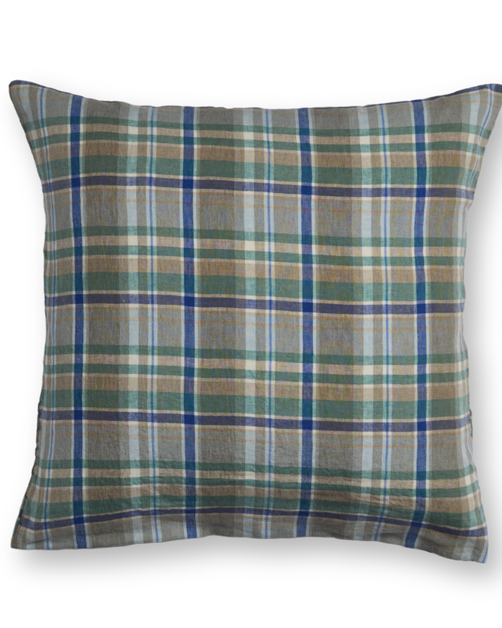 Merci - Washed linen pillowcase - Library Checks