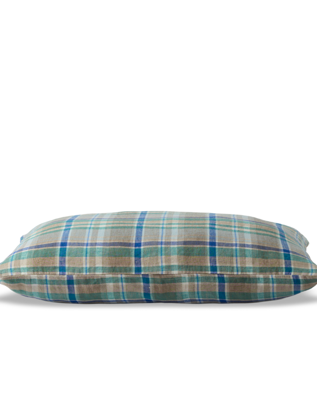 Merci - Washed linen pillowcase - Library Checks