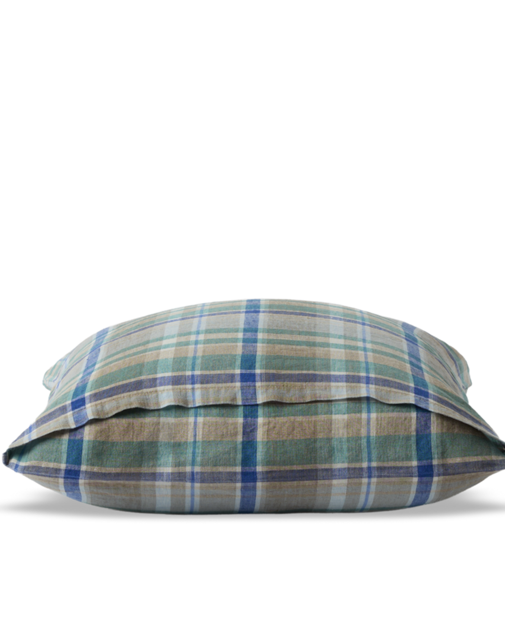 Merci - Washed linen pillowcase - Library Checks