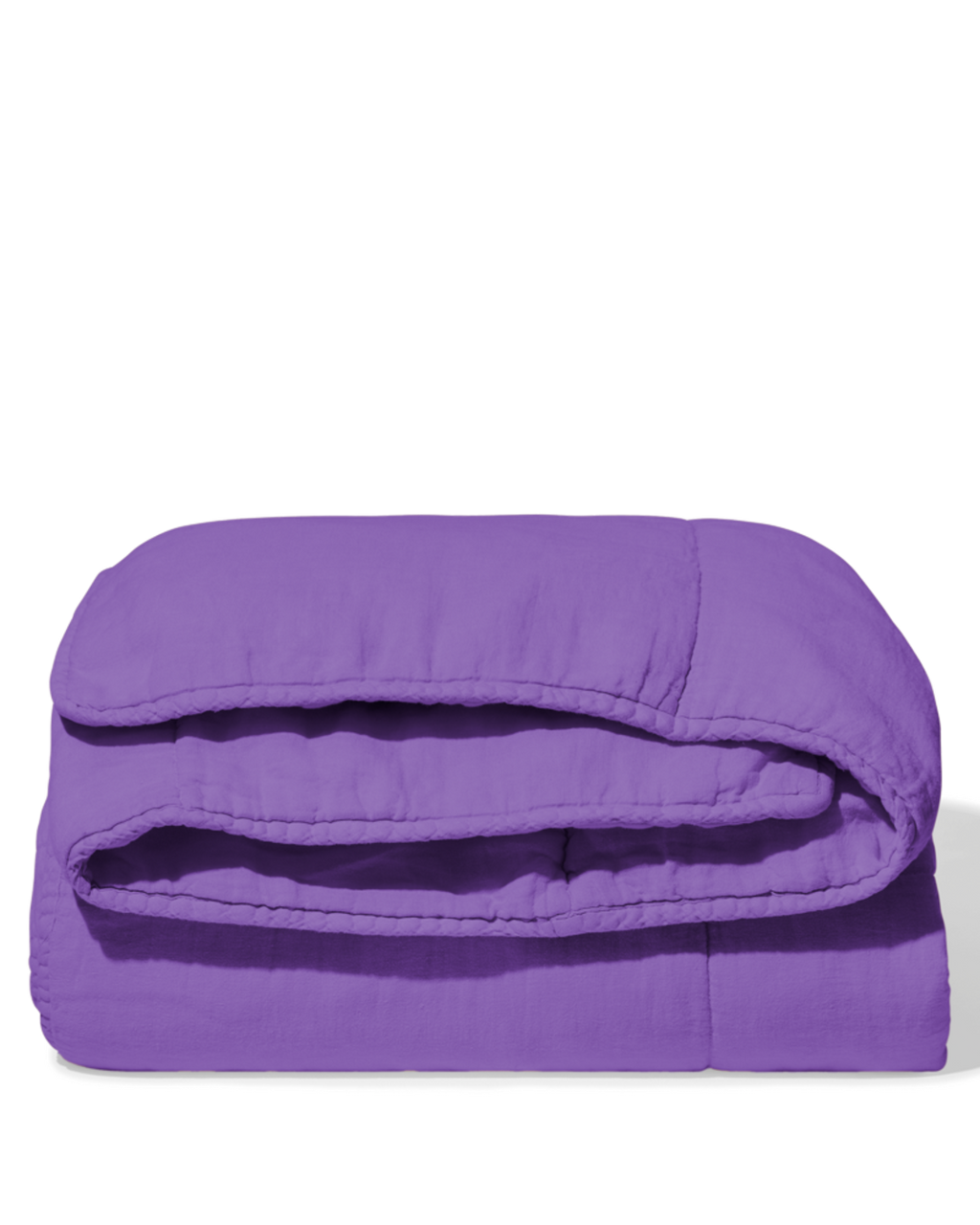 Merci - Pure washed linen quilt - Storm Violet