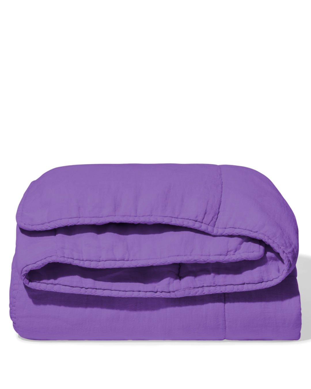 Merci - Pure washed linen quilt - Storm Violet