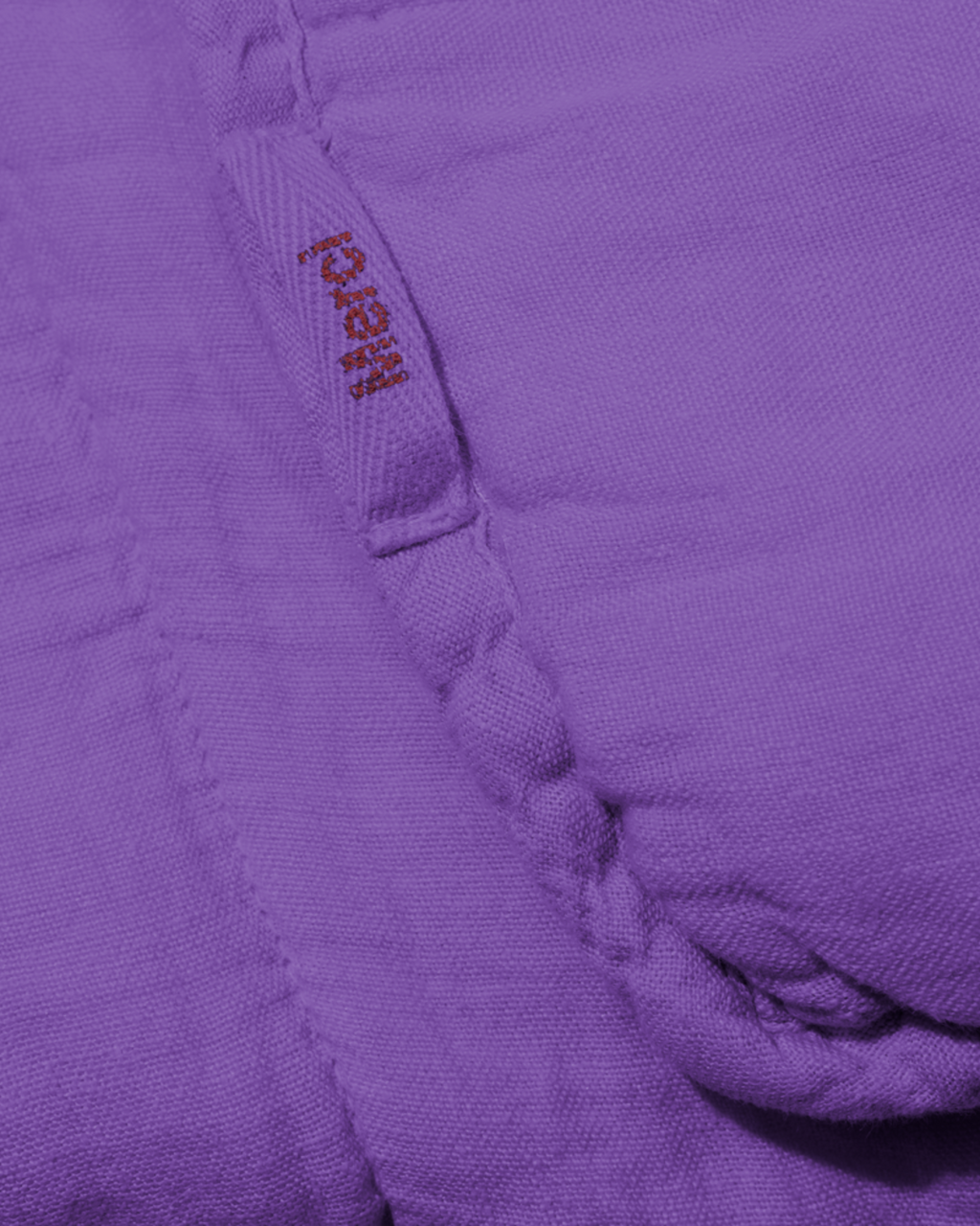 Merci - Pure washed linen quilt - Storm Violet