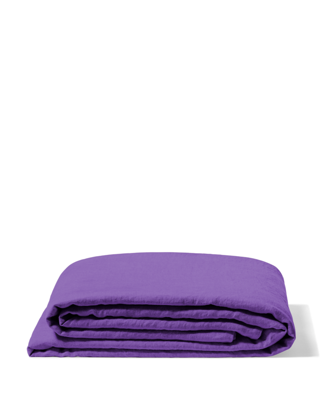 Merci - Washed linen flat sheet - Storm Violet