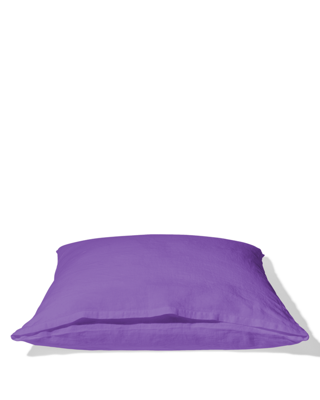 Merci - Taie D'Oreiller En Lin Lavé - Violet Orage