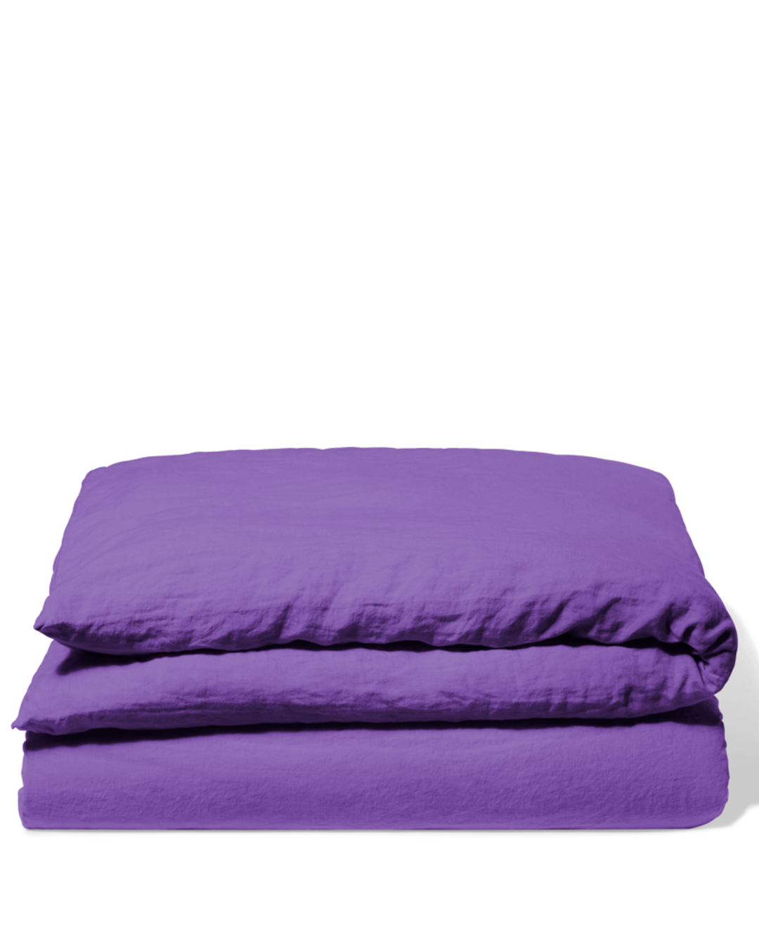 Merci - Washed linen duvet cover - Storm Violet