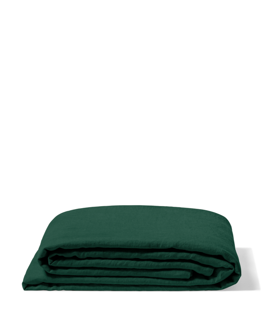 Merci - Washed linen flat sheet - Sequoia Green