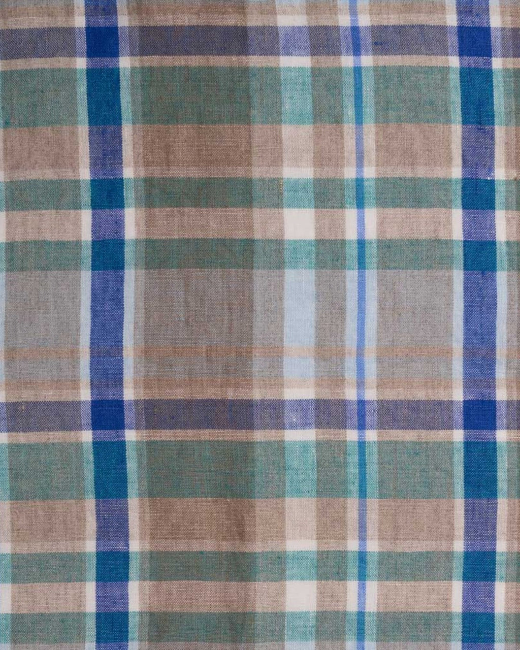 Merci - Washed linen placemat - Library Checks