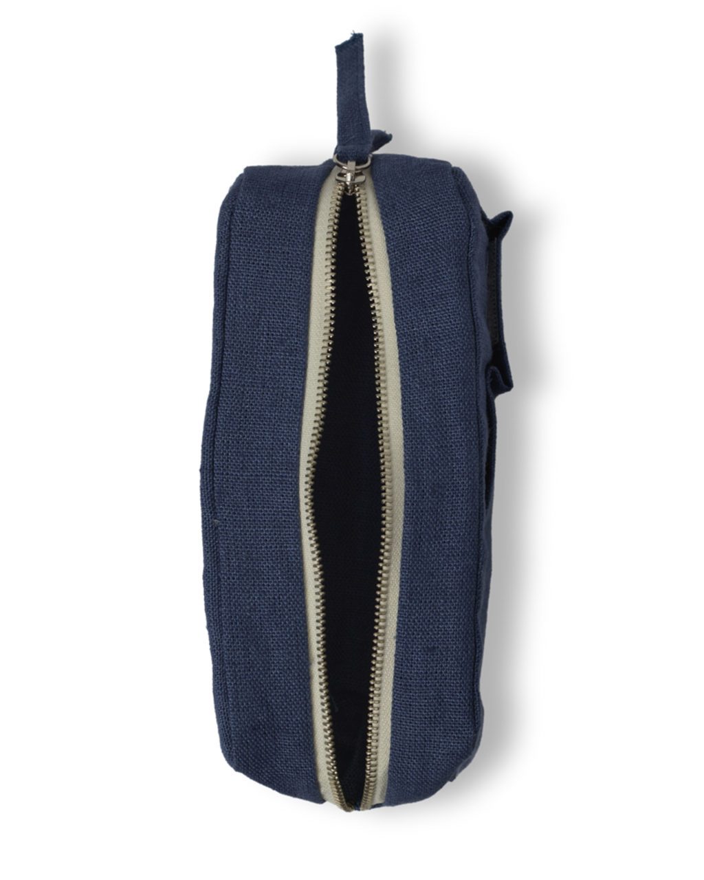 Merci - Trousse En Lin Lavé - Bleu Pacifique