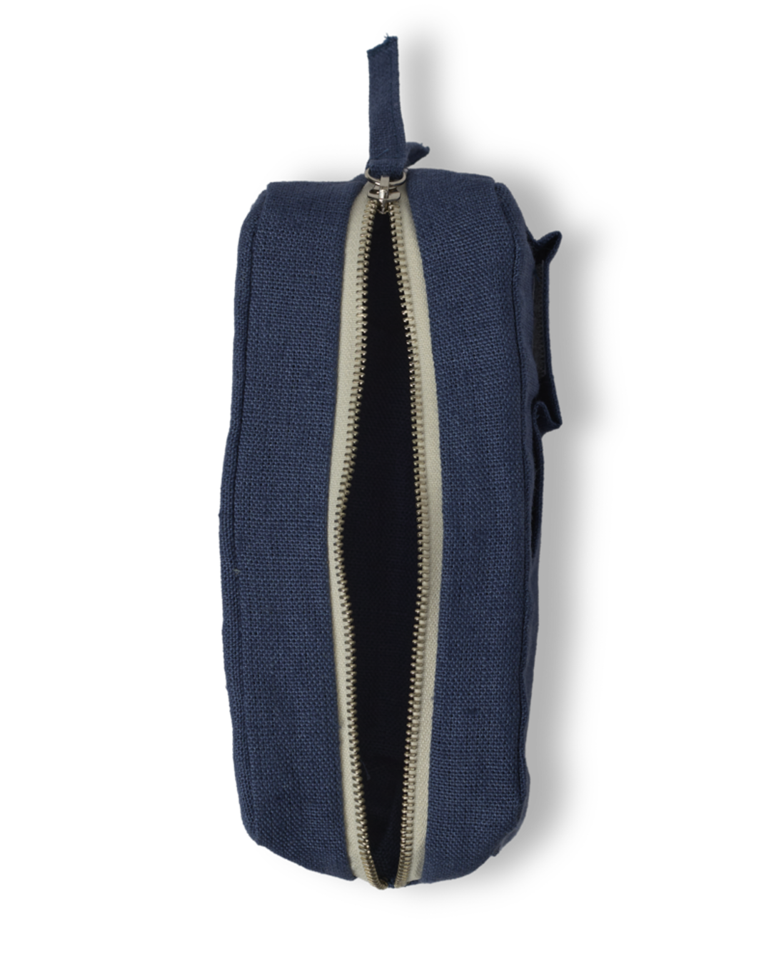 Merci - Trousse En Lin Lavé - Bleu Pacifique