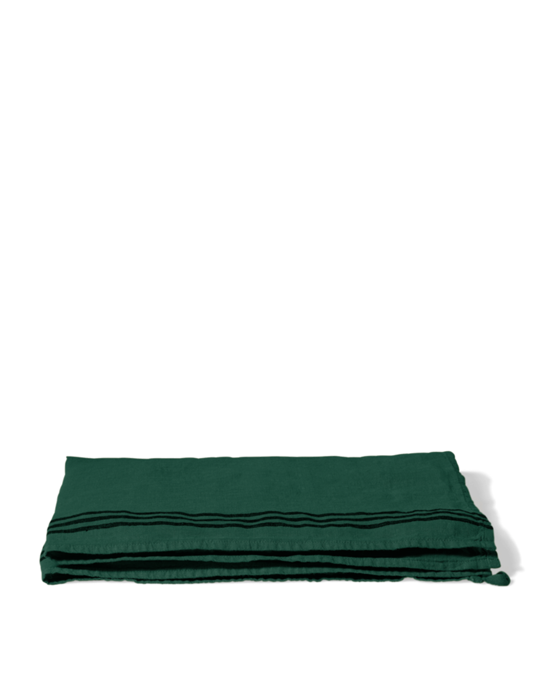 Merci - Washed linen tea towel - Sequoia Green