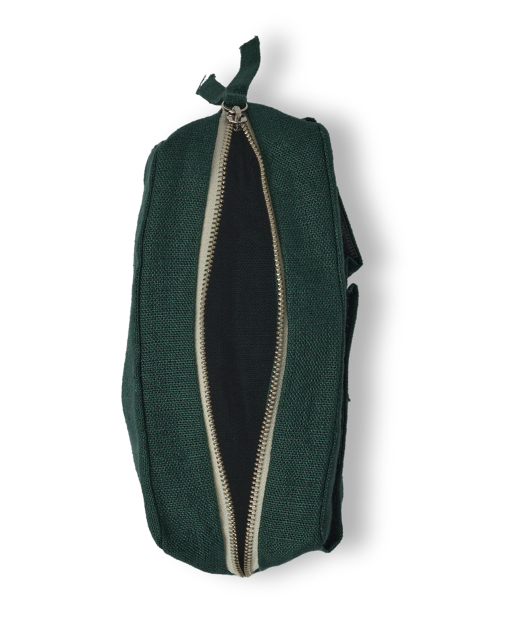 Merci - Washed linen pencil case - Sequoia Green