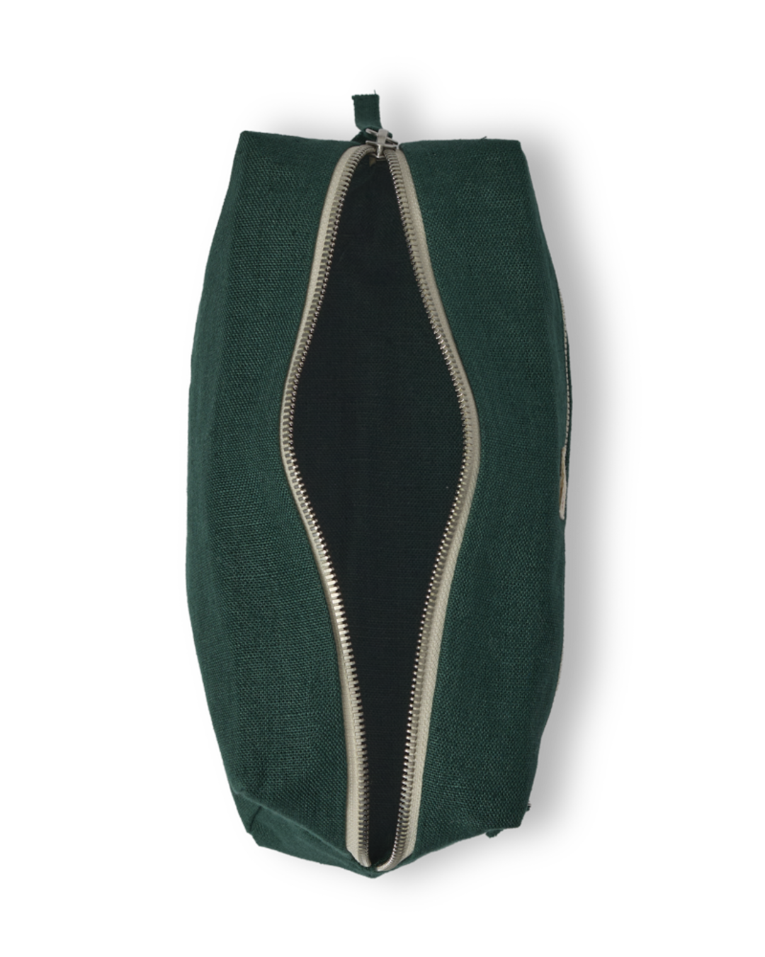 Merci - Trousse De Toilette En Lin Lavé - Vert Séquoia