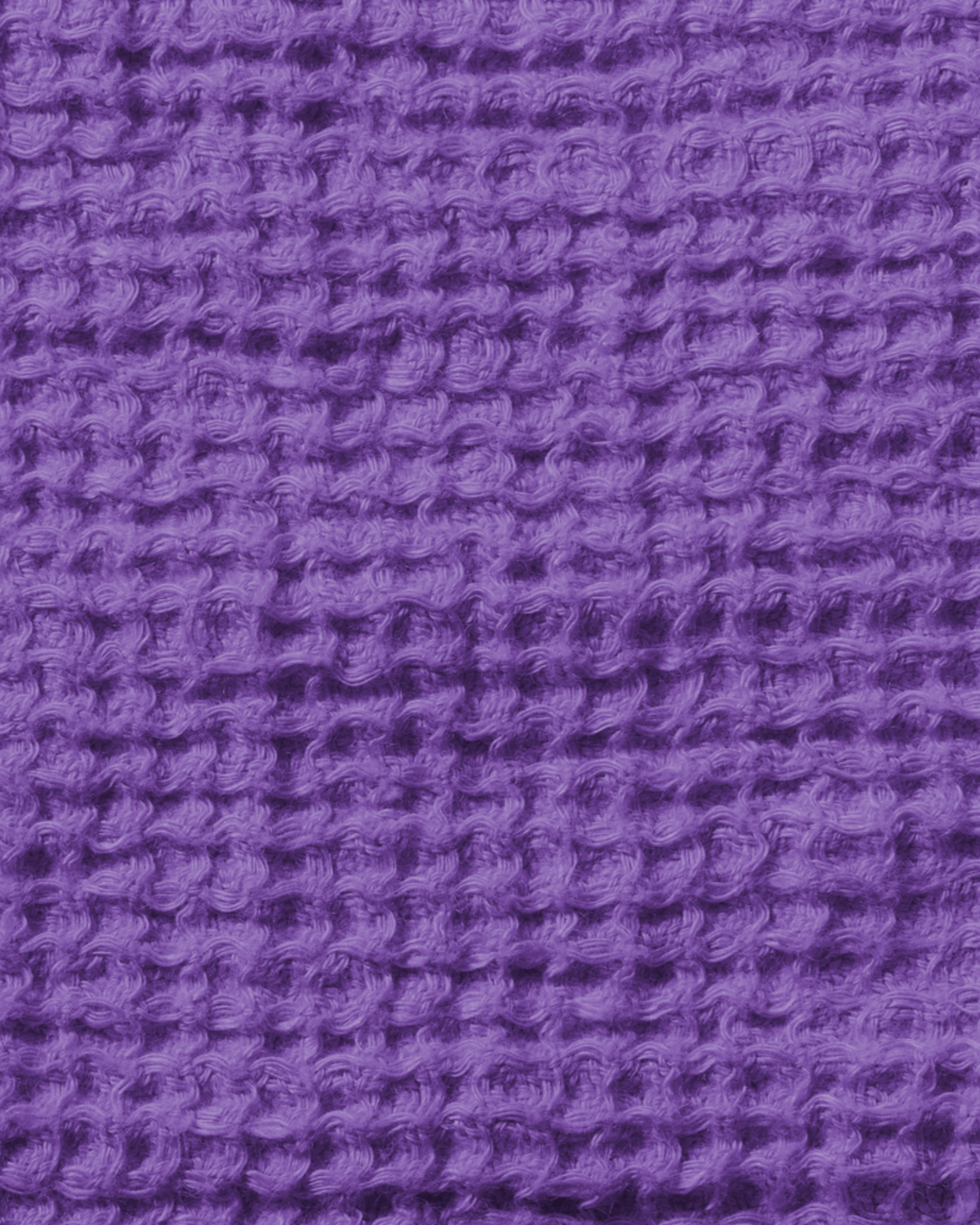 Merci - Linen bath towel - Waffle - Storm Violet