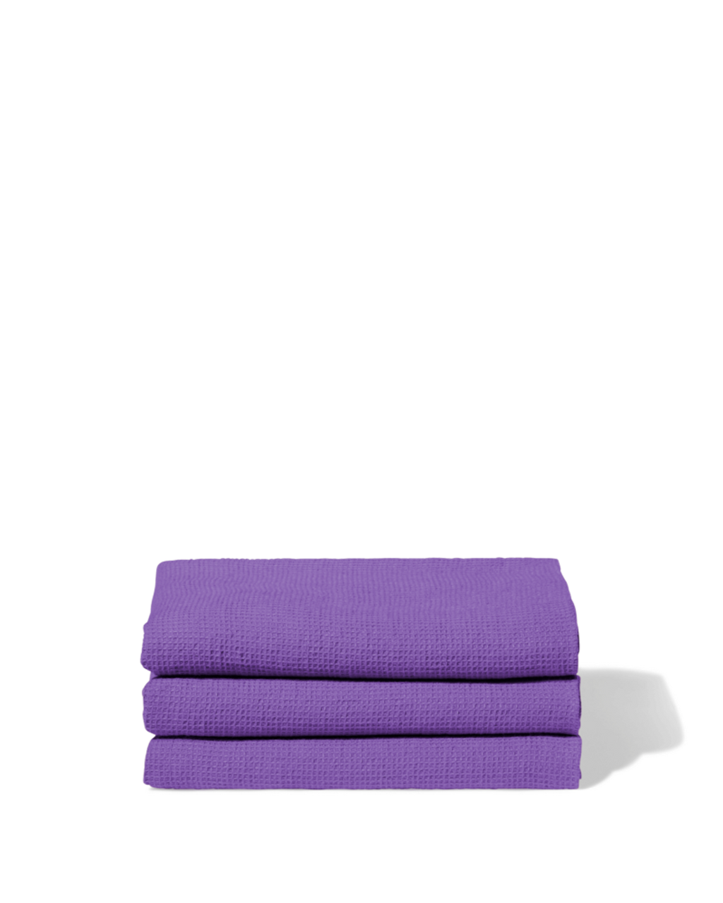 Merci - Linen bath towel - Honeycomb - Storm Violet