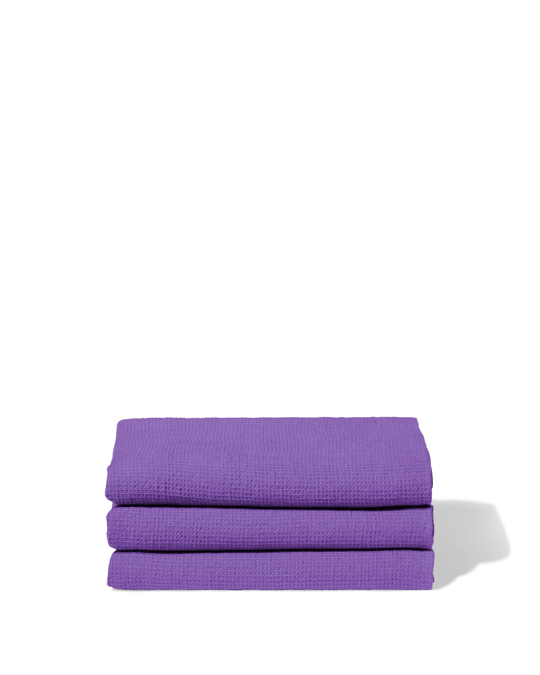 Merci - Linen bath towel - Honeycomb - Storm Violet