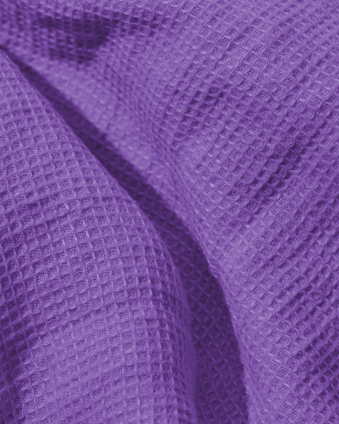 Merci - Linen bath towel - Honeycomb - Storm Violet