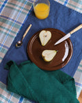 Merci - Serviette De Table En Lin Lavé - Vert Séquoia