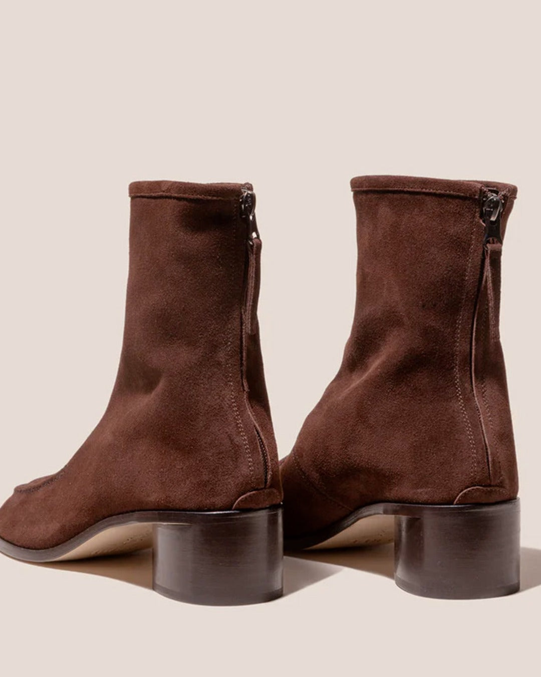 Hereu - Juliol Suede Ankle Boots - Dark Brown