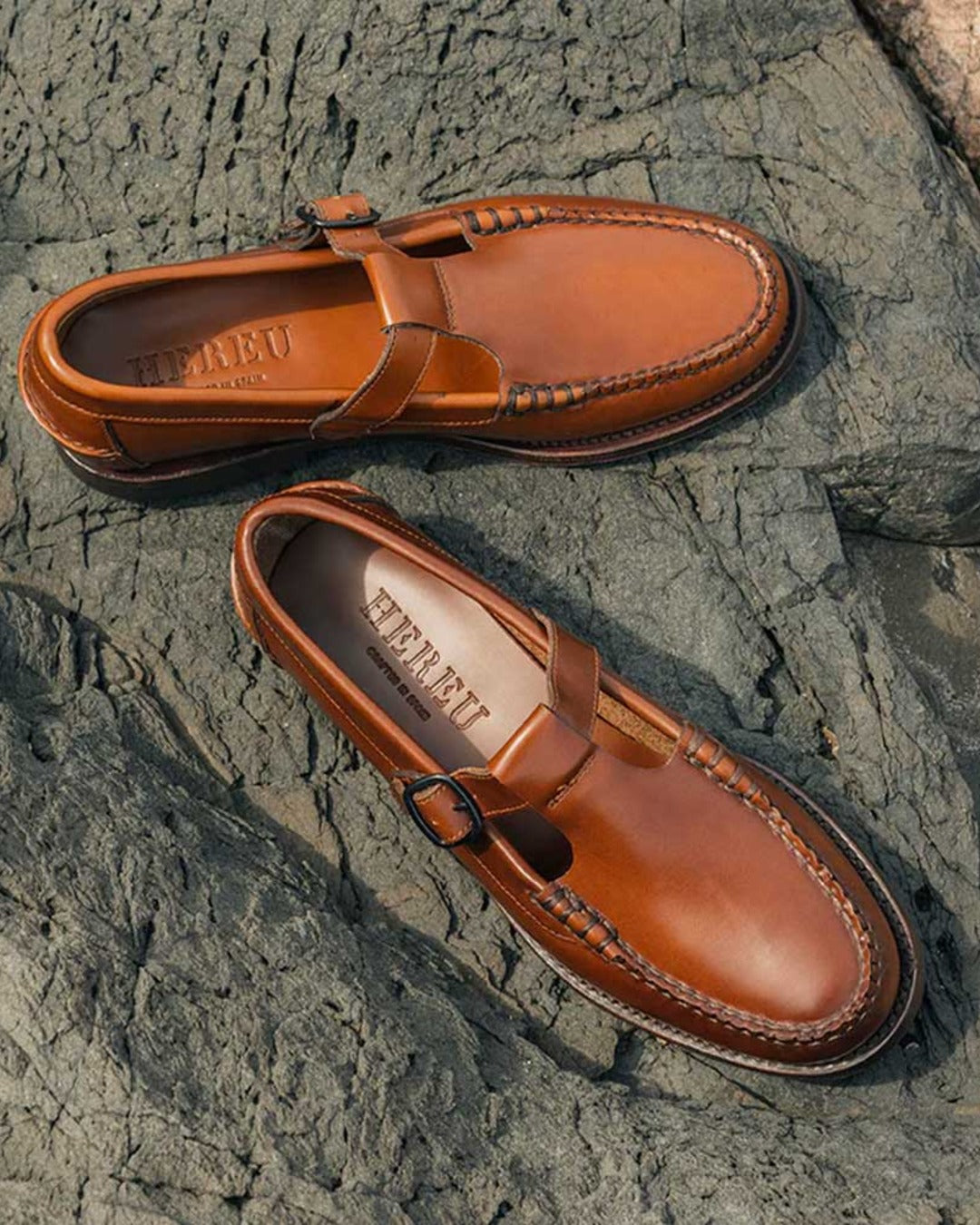 Hereu - Mocassins Alber - Marron