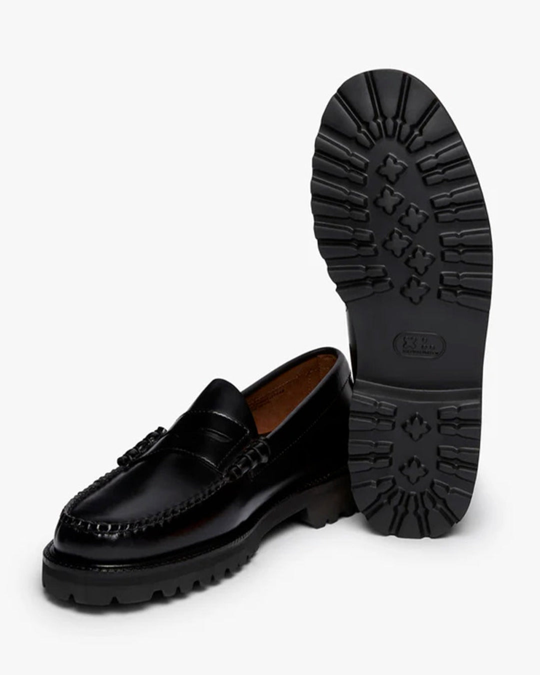 Gh Bass - Mocassins Weejun 90 Larson Penny - Noir