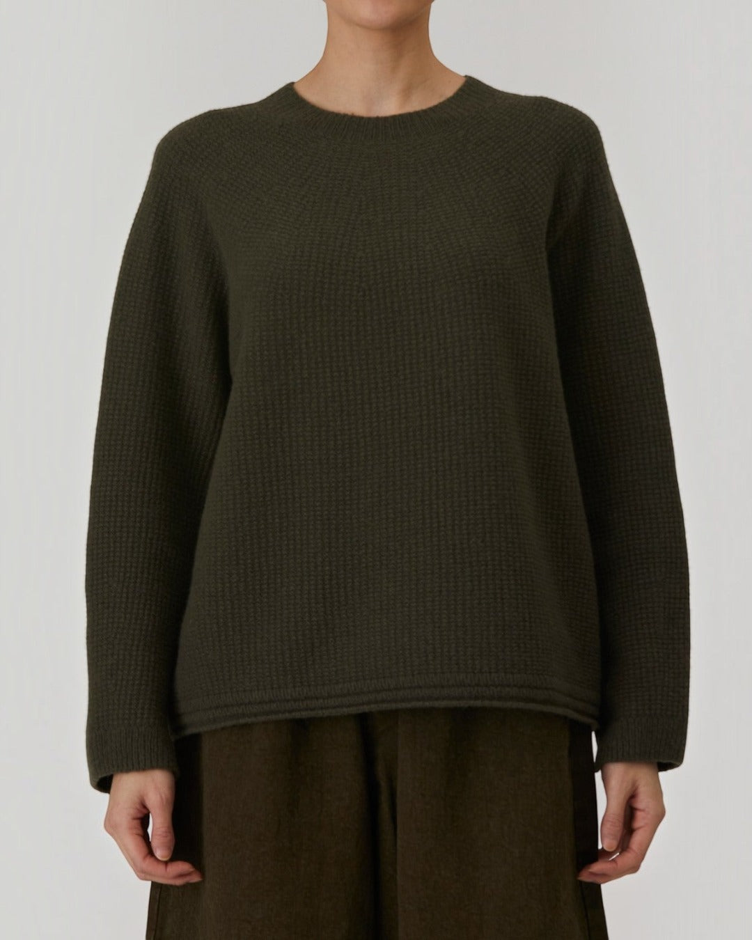 Pas De Calais - Round Neck Sweater - Khaki