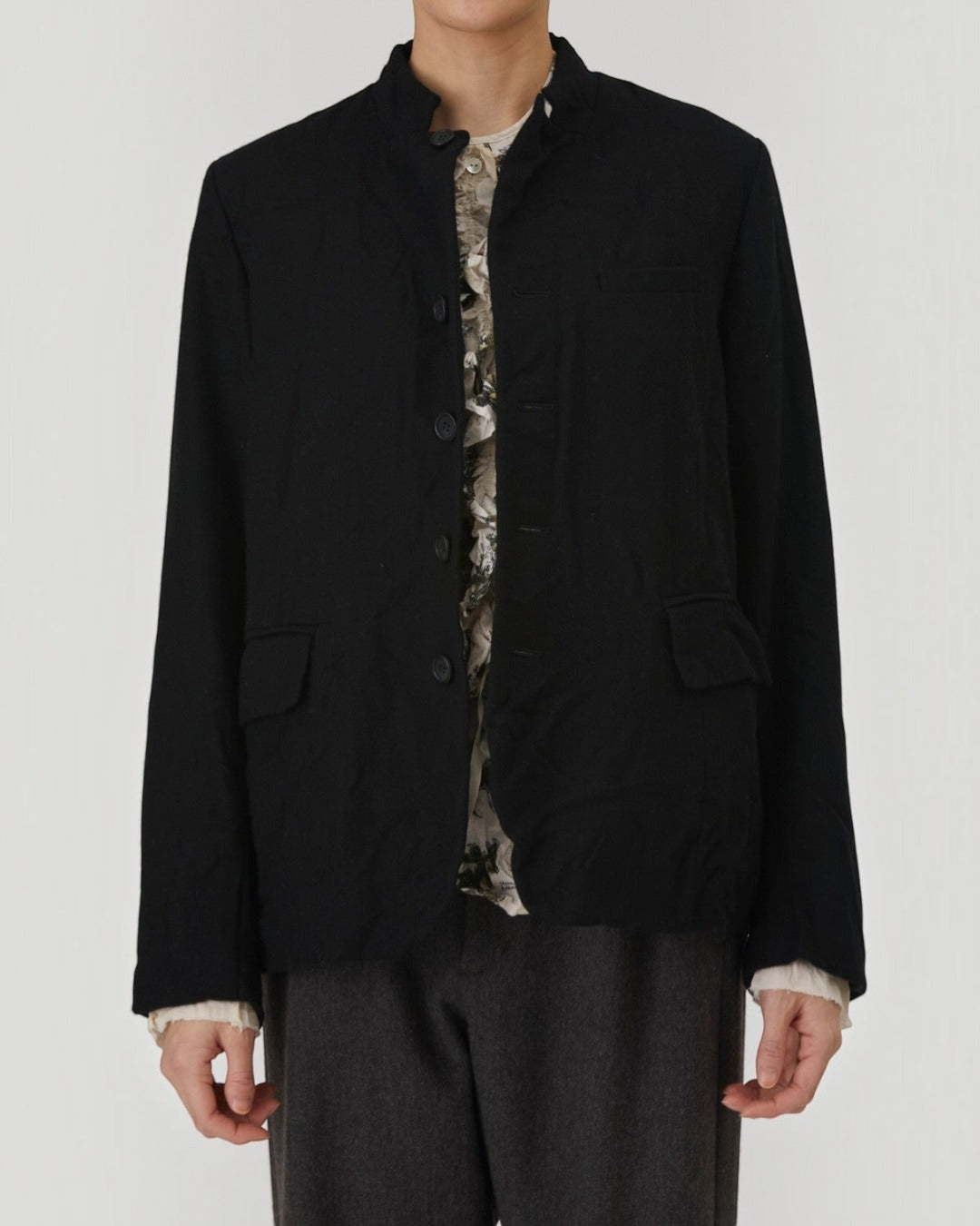 Pas De Calais - Tweed Jacket - Black