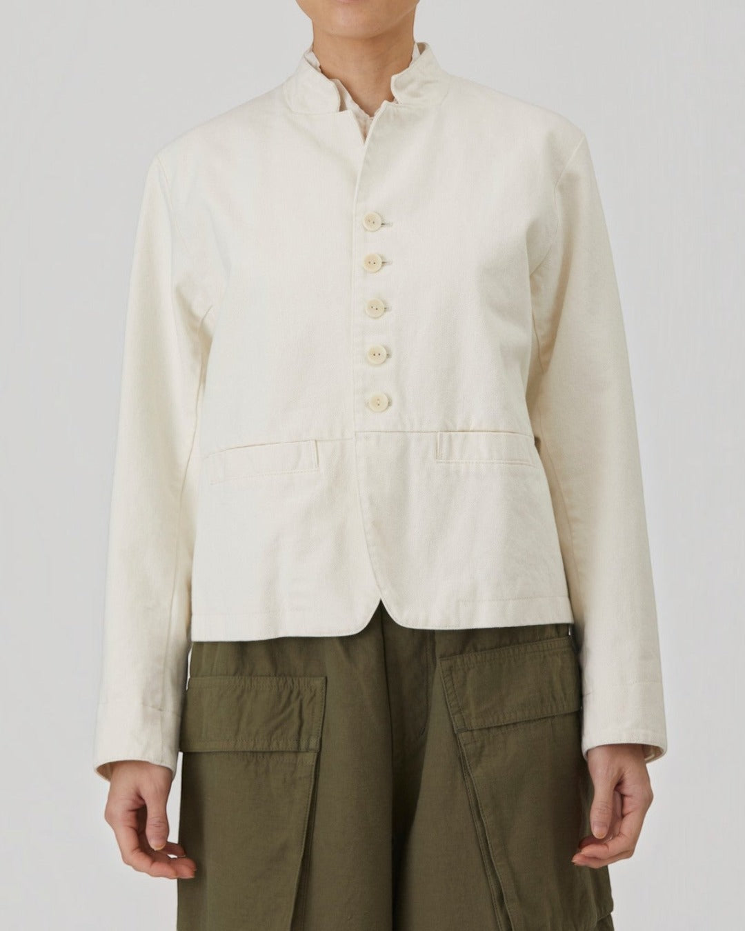 Pas De Calais - Veste Slub - Ivoire