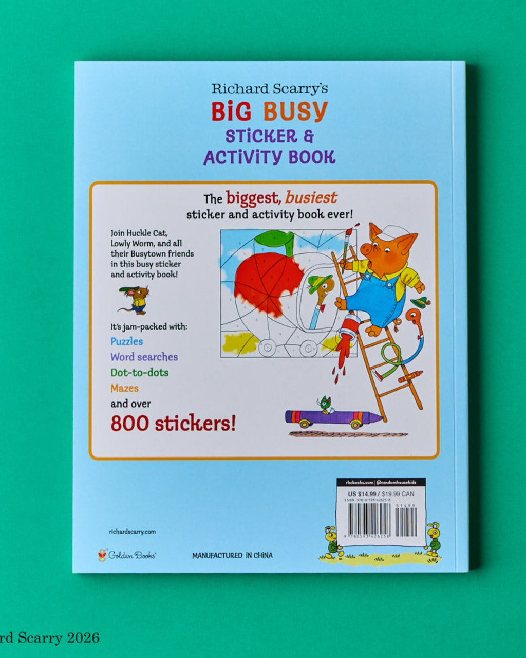 Golden Books - Big Busy Sticker Book - Richard Scarry