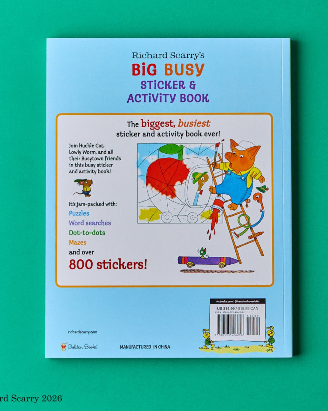 Golden Books - Big Busy Sticker Book - Richard Scarry