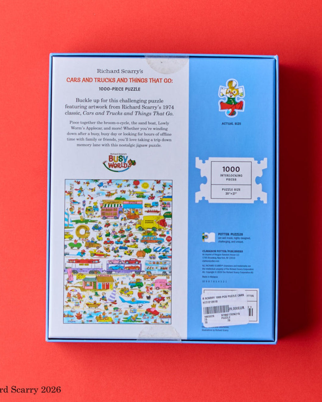 Clarkson Potter - Puzzle - Cars, Trucks, and Things That Go - Richard Scarry