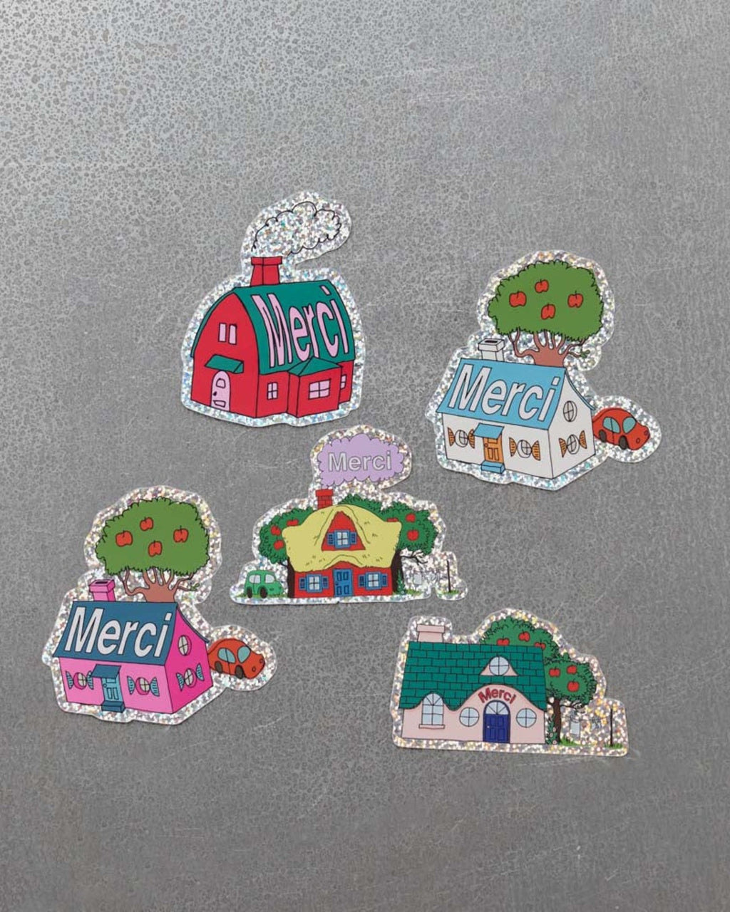 Merci - Stickers Maisons