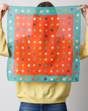 Bandana Pois - Rouge & Vert