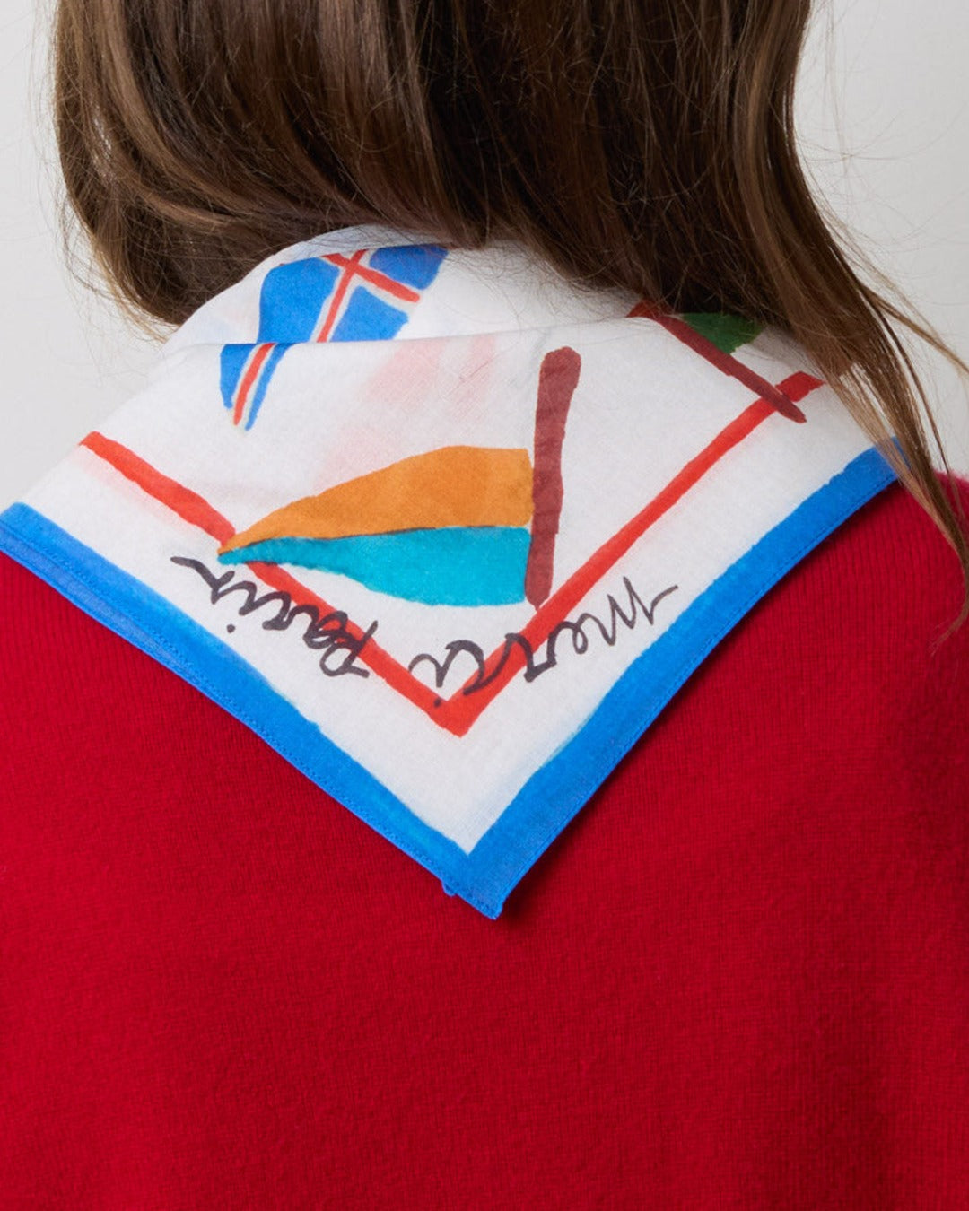 Merci - Bandana European Flags - Ecru & Bleu