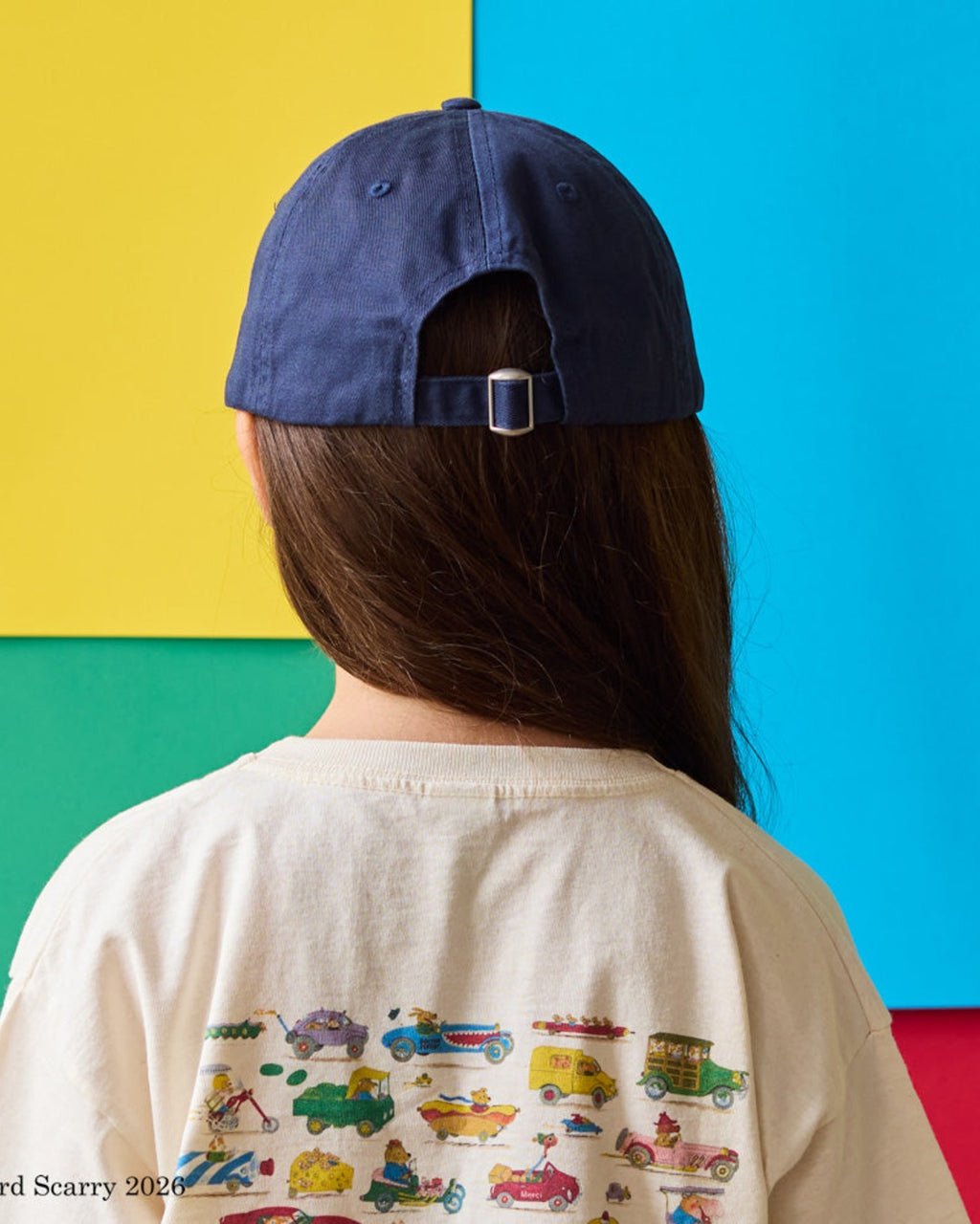 Merci x Richard Scarry - Casquette Kids Lowly Worm - Marine