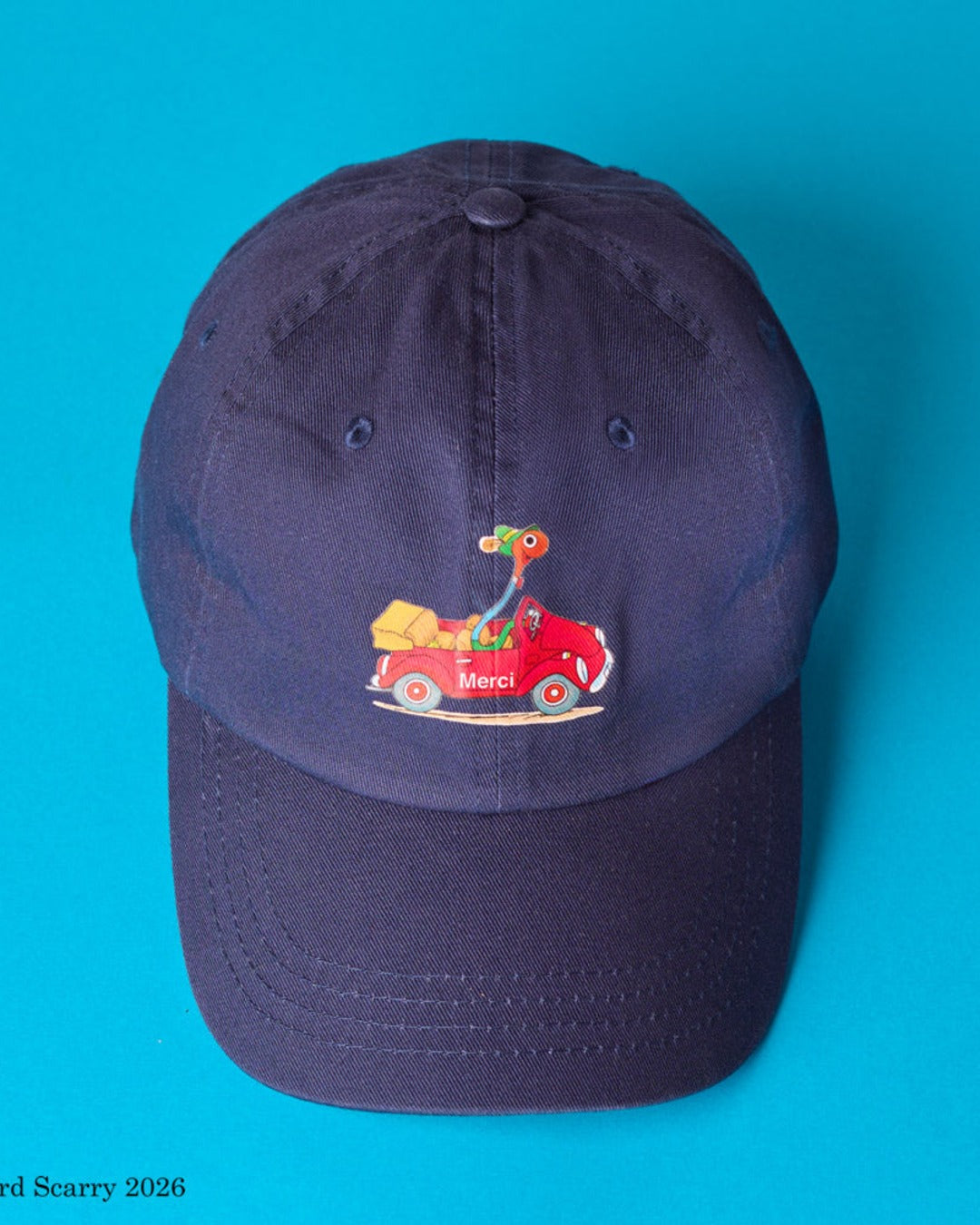 Merci x Richard Scarry - Casquette Kids Lowly Worm - Marine