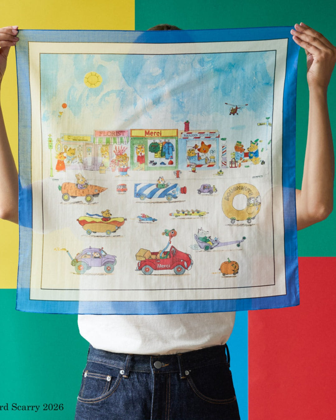 Merci x Richard Scarry - Bandana Merci Shop