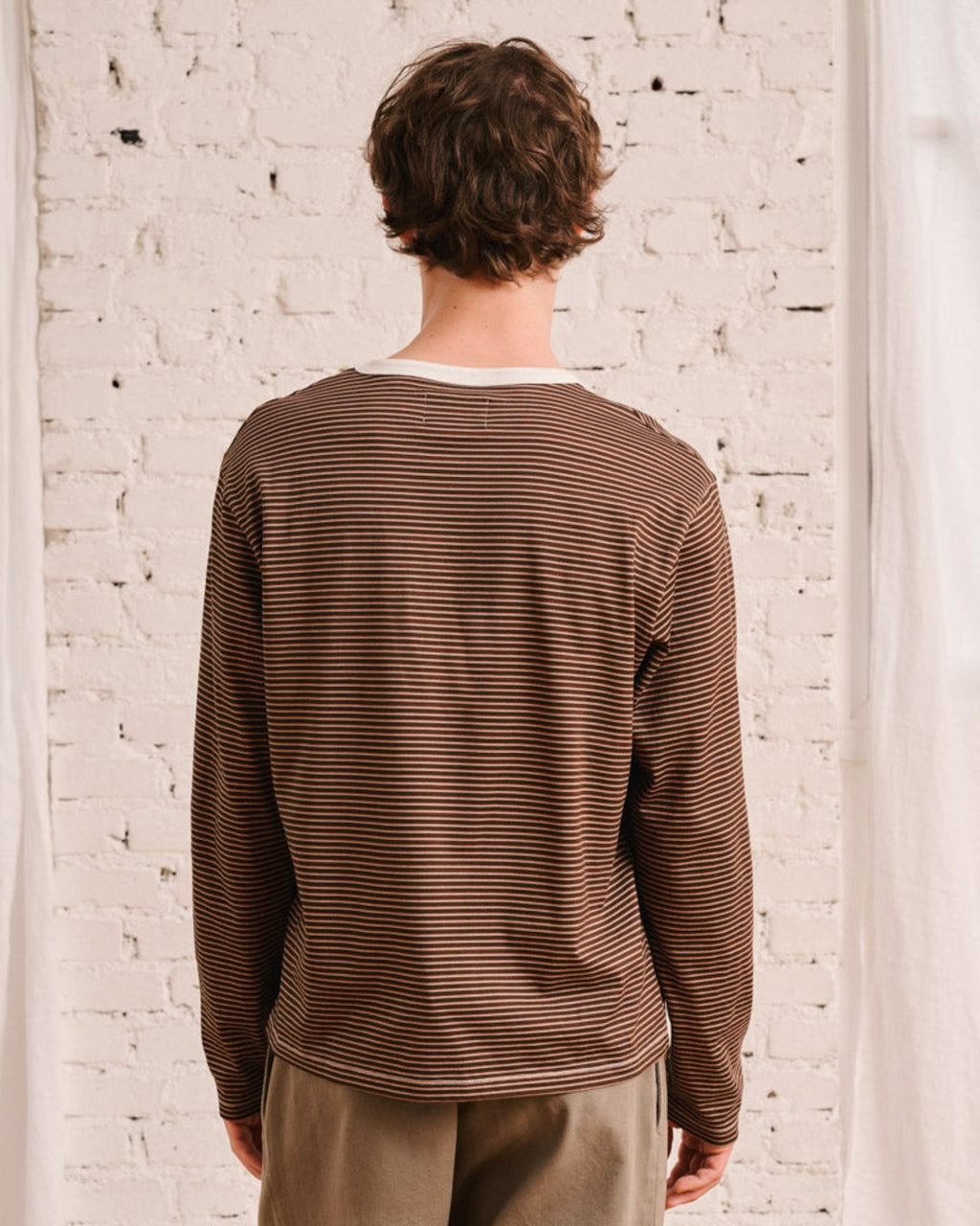 Merci - T-Shirt Julian - Marron & Beige