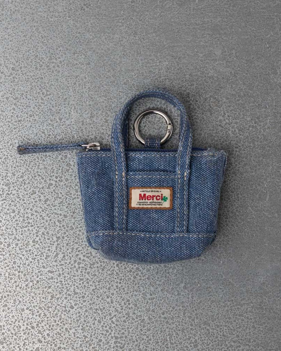 Merci - Porte Monnaie Candide Charm - Denim