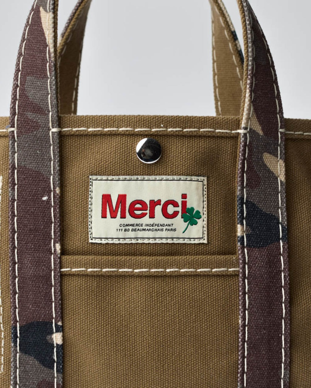 Merci - Candide shopping bag S - Camo