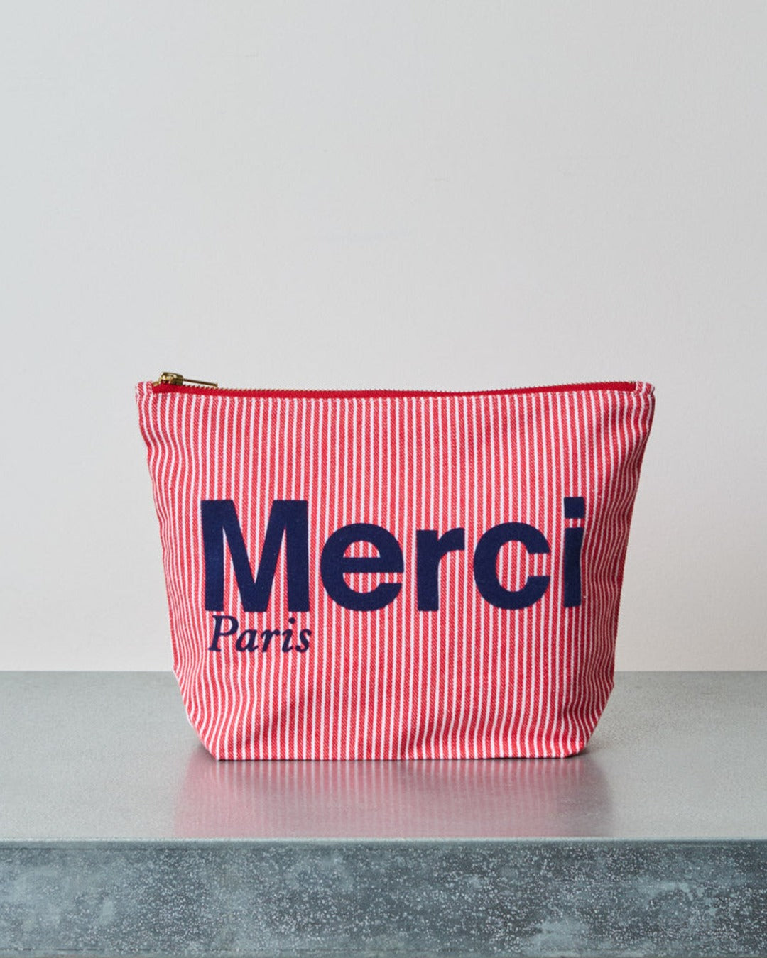 Merci - Hickory cotton pouch - Red