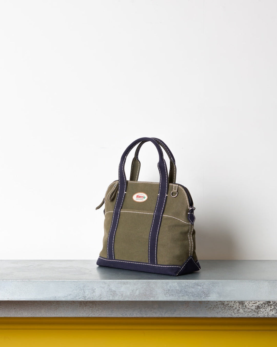 Merci - Paris Bag - Olive & Navy