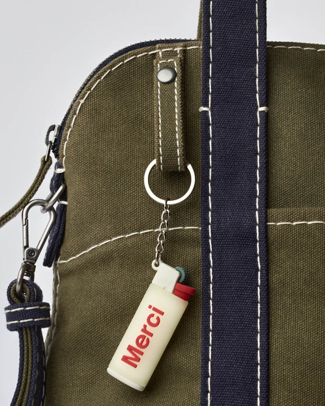 Merci - Paris Bag - Olive & Navy