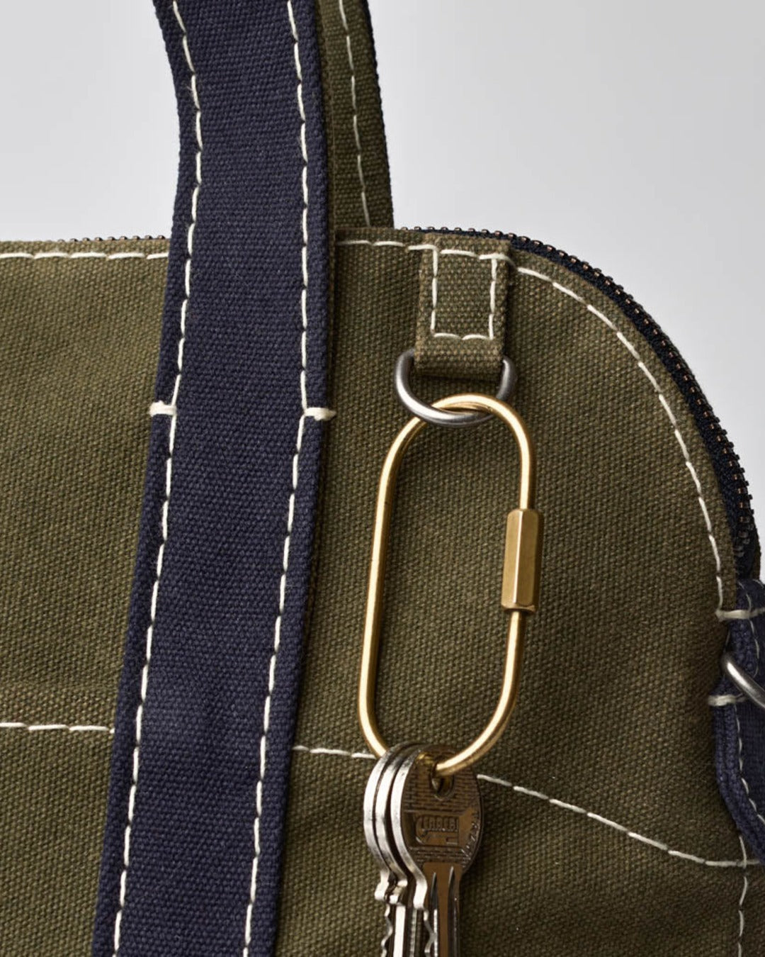 Merci - Paris Bag - Olive & Navy