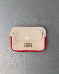 Merci - Porte Monnaie Candide S - Ecru & Rouge
